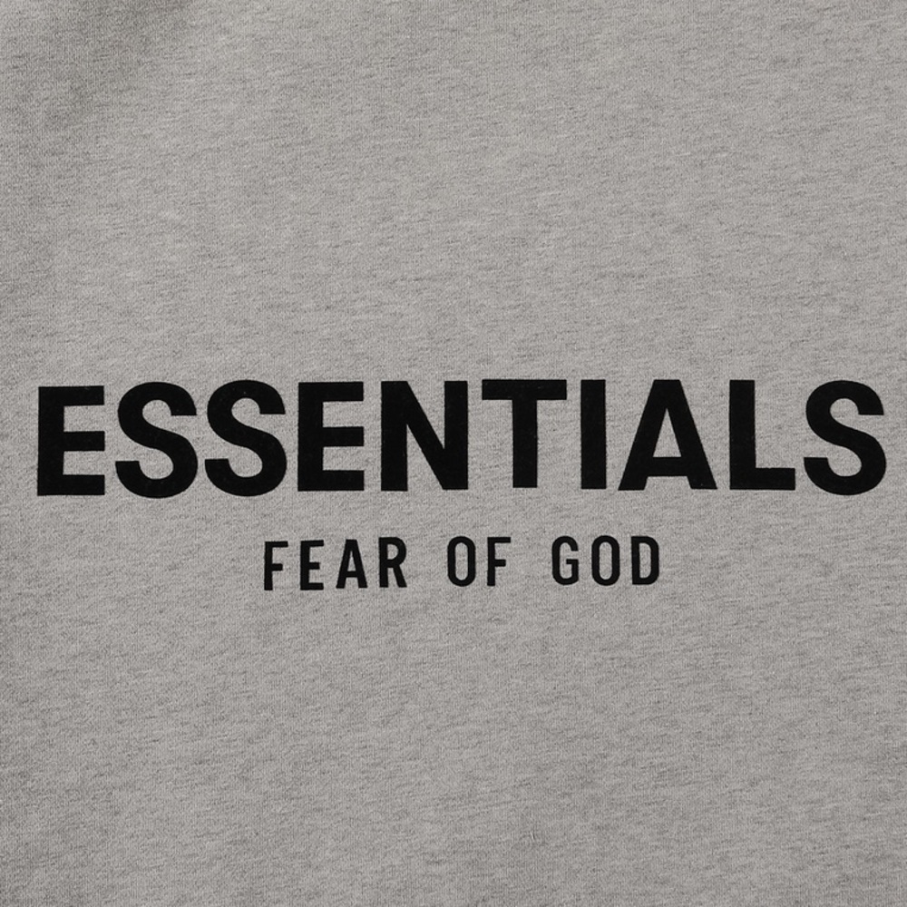 ESSENTIALS FEAR FOG GOD DARK OATMEAL PULLOVER HOODIE SIZE S - Picture 5 of 9